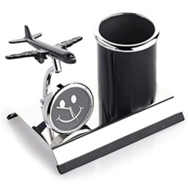 Airplane Showpiece metal Pen Stand